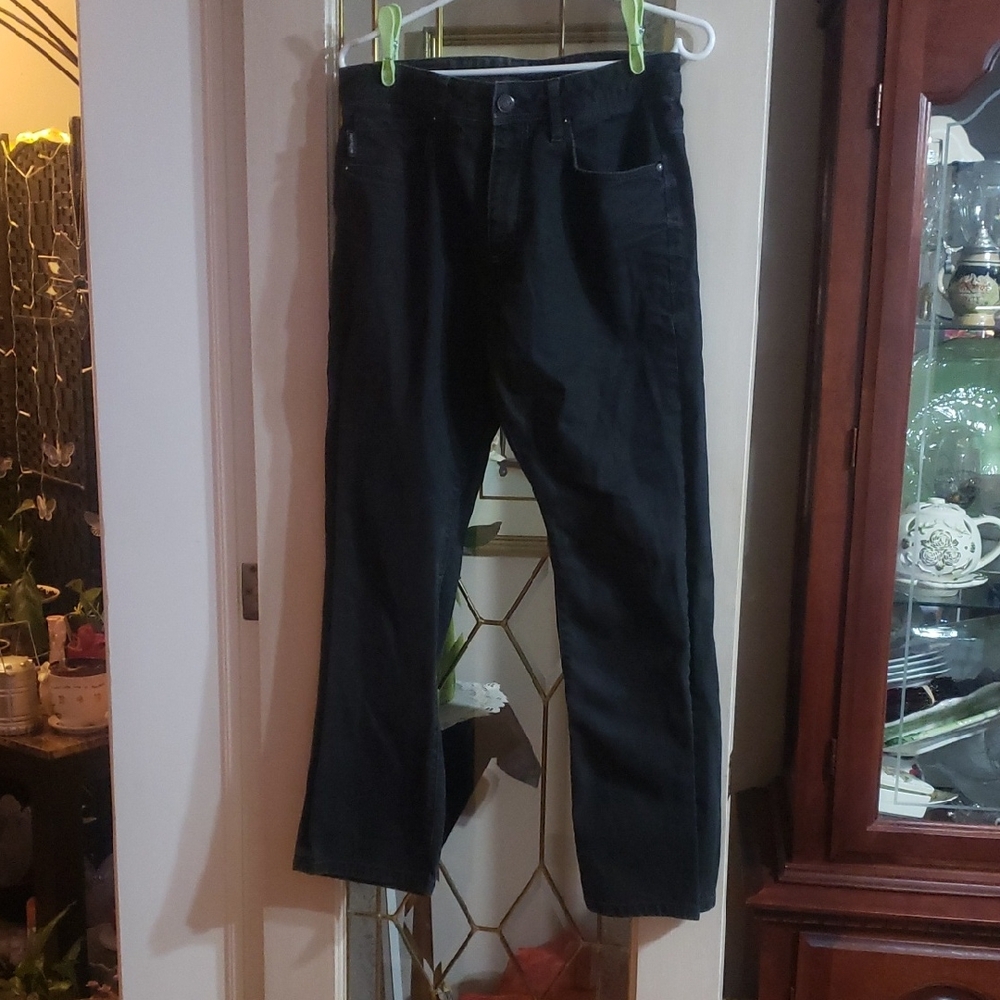Jack & Jones Black Jeans Men's Size 33 x 32. Stylish Black Denim Jeans
